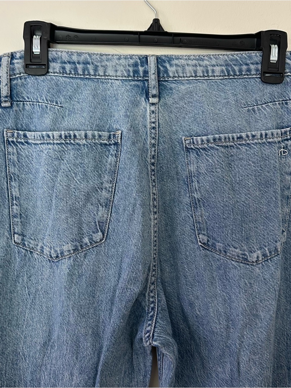 Rag & Bone Featherweight Phoebe Drawstring Wide Leg Jeans in Tilden XS - Picture 6 of 8